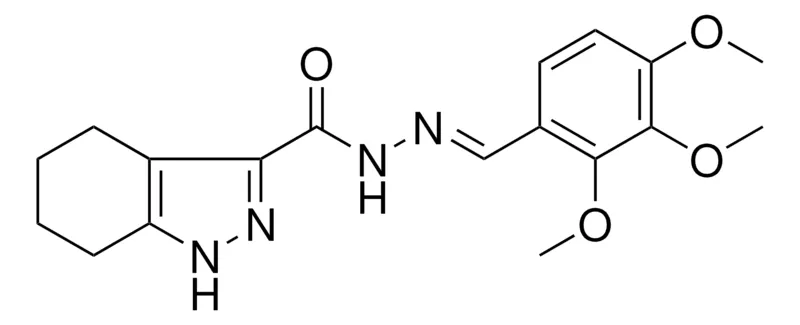 Sigma-Aldrich N'-(2,3,4-TRIMETHOXYBENZYLIDENE)-4,5,6,7-TETRAHYDRO-1H-INDAZOLE-3-CARBOHYDRAZIDE,AldrichCPR