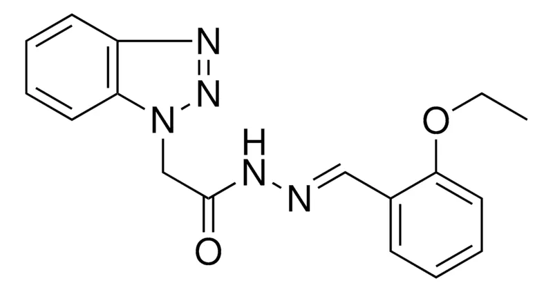 Sigma-Aldrich 2-BENZOTRIAZOL-1-YL-ACETIC ACID (2-ETHOXY-BENZYLIDENE)-HYDRAZIDE,AldrichCPR