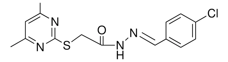 Sigma-Aldrich 2-(4,6-DIMETHYL-PYRIMIDIN-2-YLSULFANYL)-ACETIC ACID (4-CL-BENZYLIDENE)-HYDRAZIDE,AldrichCPR