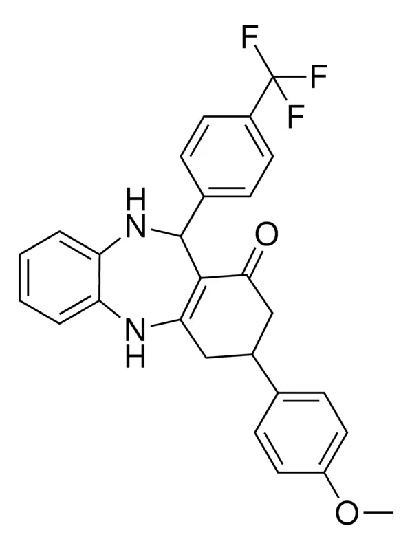 Sigma-Aldrich 3-(4-MEO-PH)-11-(4-TRI-F-ME-PH)-2,3,4,5,10,11-6H-DIBENZO(B,E)(1,4)DIAZEPIN-1-ONE，AldrichCPR