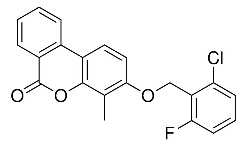 Sigma-Aldrich 3-(2-CHLORO-6-FLUORO-BENZYLOXY)-4-METHYL-BENZO(C)CHROMEN-6-ONE,AldrichCPR