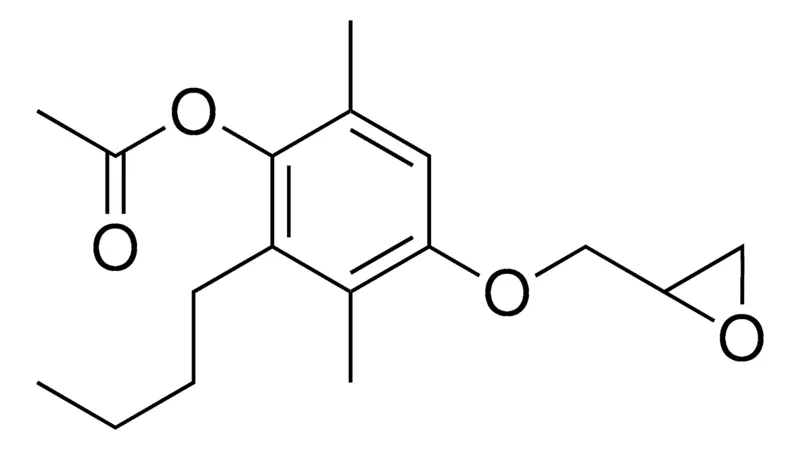 Sigma-Aldrich 2-BUTYL-3,6-DIMETHYL-4-(2-OXIRANYLMETHOXY)PHENYL ACETATE,AldrichCPR