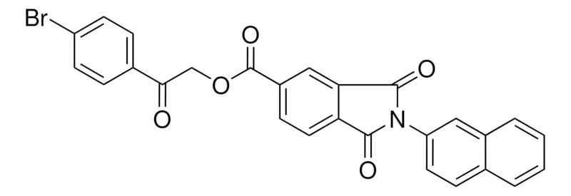 Sigma-Aldrich 2-(4-BROMOPHENYL)-2-OXOETHYL 2-(2-NAPHTHYL)-1,3-DIOXO-5-ISOINDOLINECARBOXYLATE,AldrichCPR