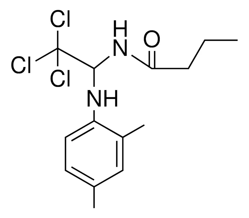 Sigma-Aldrich N-(2,2,2-TRICHLORO-1-(2,4-DIMETHYL-PHENYLAMINO)-ETHYL)-BUTYRAMIDE,AldrichCPR