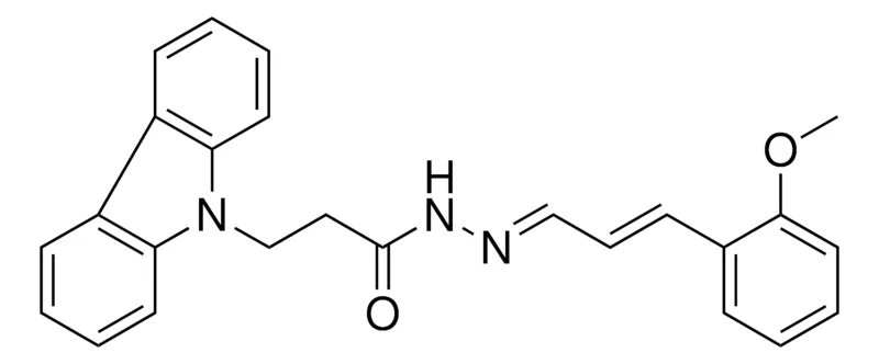 Sigma-Aldrich 3-CARBAZOL-9-YL-PROPIONIC ACID (3-(2-METHOXY-PHENYL)-ALLYLIDENE)-HYDRAZIDE,AldrichCPR