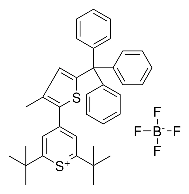 Sigma-Aldrich 2,6-DI-TERT-BU-4-(3-ME-5-TRITYL-THIOPHEN-2-YL)-THIOPYRANYLIUM TETRAFLUORO BORATE,AldrichCPR