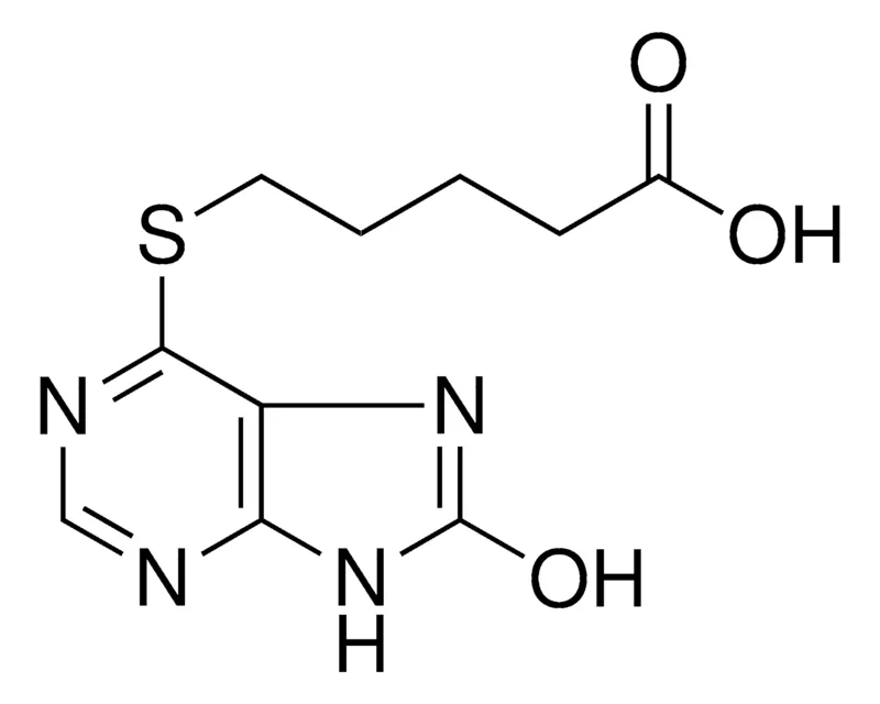 Sigma-Aldrich 5-((8-HYDROXY-9H-PURIN-6-YL)THIO)PENTANOIC ACID,AldrichCPR