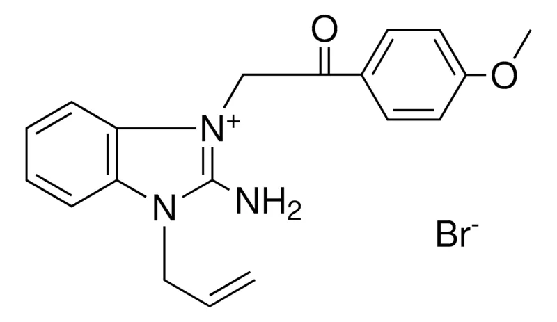 Sigma-Aldrich 3-ALLYL-2-AMINO-1-(2-(4-MEO-PHENYL)-2-OXO-ETHYL)-3H-BENZOIMIDAZOL-1-IUM, BROMIDE,AldrichCPR