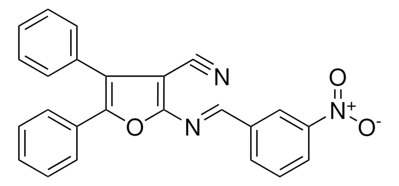Sigma-Aldrich 2-((3-NITRO-BENZYLIDENE)-AMINO)-4,5-DIPHENYL-FURAN-3-CARBONITRILE,AldrichCPR