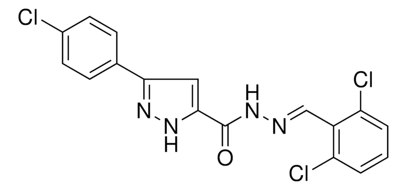 Sigma-Aldrich 5-(4-CL-PH)-2H-PYRAZOLE-3-CARBOXYLIC ACID (2,6-DICHLORO-BENZYLIDENE)-HYDRAZIDE,AldrichCPR
