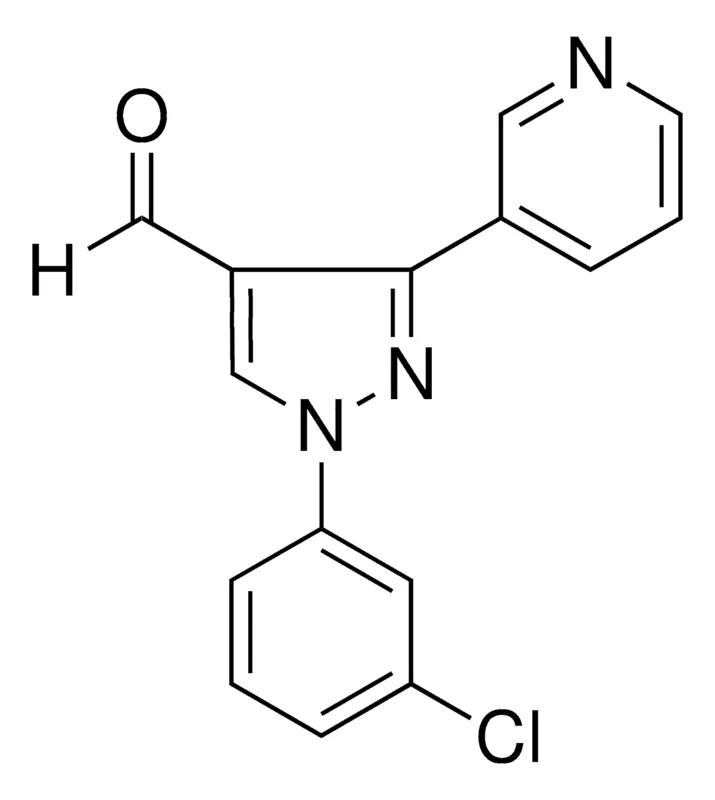 Sigma-Aldrich 1-(3-CHLOROPHENYL)-3-(3-PYRIDINYL)-1H-PYRAZOLE-4-CARBALDEHYDE,AldrichCPR