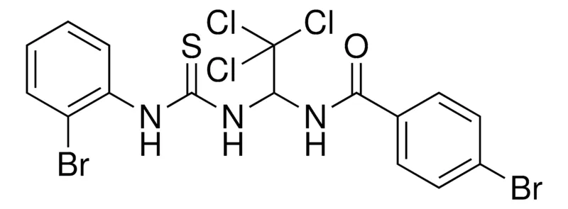 Sigma-Aldrich 4-BROMO-N-(1-(3-(2-BROMO-PHENYL)-THIOUREIDO)-2,2,2-TRICHLORO-ETHYL)-BENZAMIDE,AldrichCPR