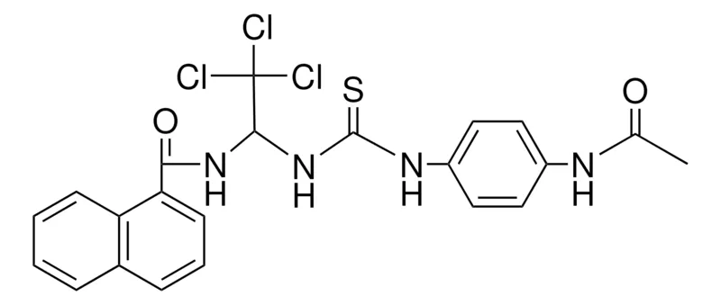 Sigma-Aldrich NAPHTHALENE-CARBOXYLIC ACID (1-(3-(AC-AMINO-PH)-THIOUREIDO)-TRICHLORO-ET)-AMIDE,AldrichCPR