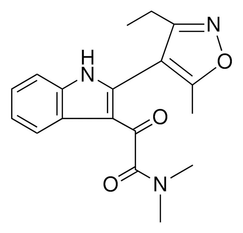 Sigma-Aldrich 2-(3-ETHYL-5-METHYL-4-ISOXAZOLYL)-N,N-DIMETHYL-3-INDOLEGLYOXYLAMIDE,AldrichCPR