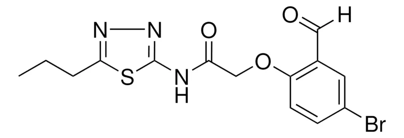 Sigma-Aldrich 2-(4-BROMO-2-FORMYL-PHENOXY)-N-(5-PROPYL-(1,3,4)THIADIAZOL-2-YL)-ACETAMIDE,AldrichCPR