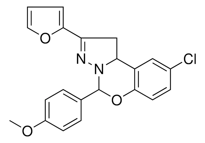 Sigma-Aldrich 8-CL-2-FURAN-2-YL-4-(4-MEO-PH)-1,9B-2H-5-OXA-3,3A-DIAZA-CYCLOPENTA(A)NAPHTHALENE，AldrichCPR
