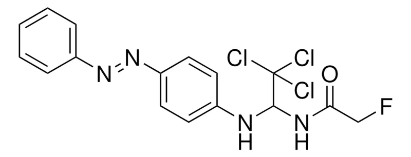 Sigma-Aldrich 2-FLUORO-N-(2,2,2-TRICHLORO-1-(4-PHENYLAZO-PHENYLAMINO)-ETHYL)-ACETAMIDE，AldrichCPR