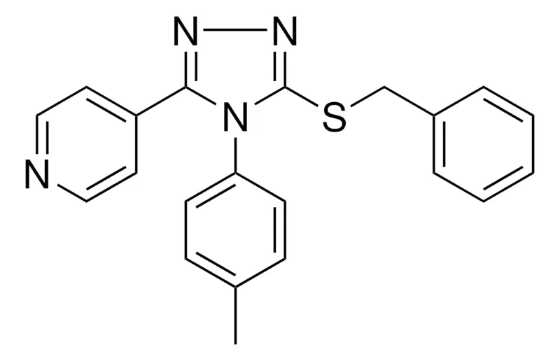 Sigma-Aldrich 4-(5-(BENZYLSULFANYL)-4-(4-METHYLPHENYL)-4H-1,2,4-TRIAZOL-3-YL)PYRIDINE,AldrichCPR