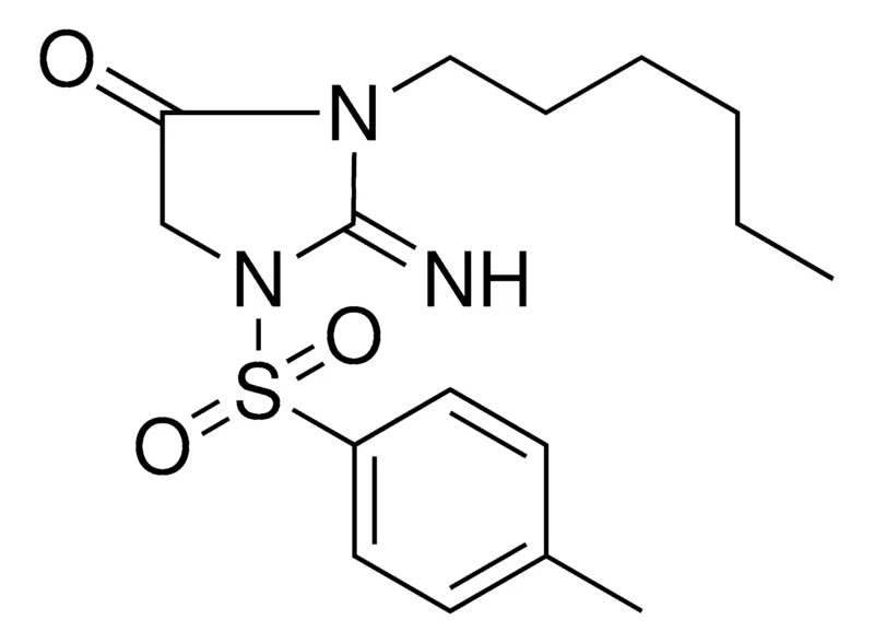 Sigma-Aldrich 3-HEXYL-2-IMINO-1-(TOLUENE-4-SULFONYL)-IMIDAZOLIDIN-4-ONE,AldrichCPR