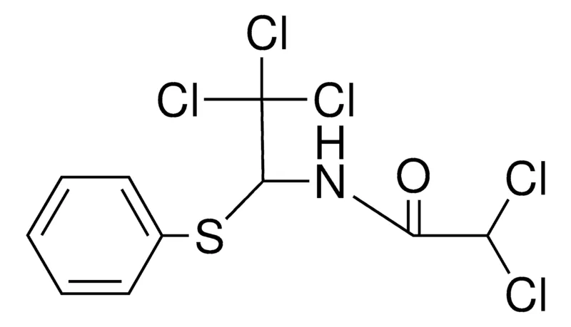 Sigma-Aldrich 2,2-DICHLORO-N-(2,2,2-TRICHLORO-1-PHENYLSULFANYL-ETHYL)-ACETAMIDE,AldrichCPR