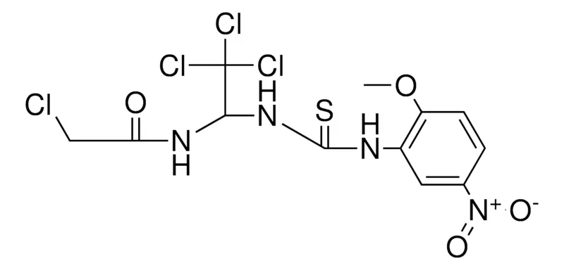 Sigma-Aldrich 2-CL-N-(2,2,2-TRICHLORO-1-(3-(2-MEO-5-NITRO-PHENYL)-THIOUREIDO)-ETHYL)-ACETAMIDE,AldrichCPR