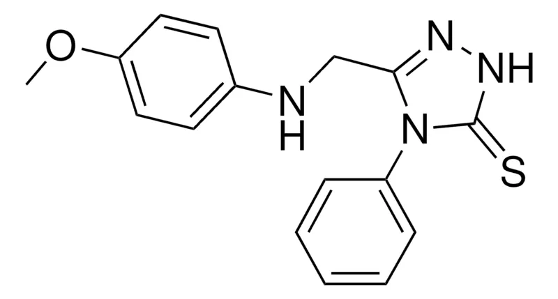 Sigma-Aldrich 5-((4-METHOXYANILINO)METHYL)-4-PHENYL-2,4-DIHYDRO-3H-1,2,4-TRIAZOLE-3-THIONE，AldrichCPR
