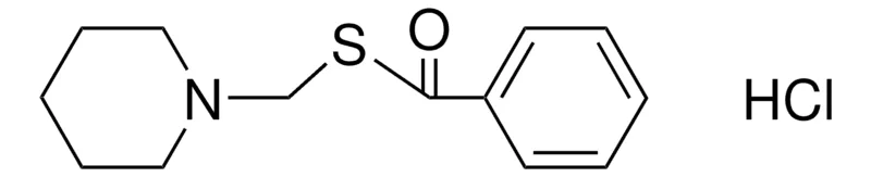 Sigma-Aldrich THIOBENZOIC ACID S-PIPERIDIN-1-YLMETHYL ESTER, HYDROCHLORIDE,AldrichCPR