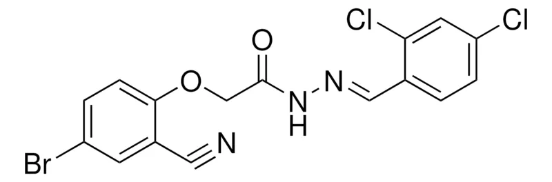 Sigma-Aldrich 2-(4-BROMO-2-CYANO-PHENOXY)-ACETIC ACID (2,4-DICHLORO-BENZYLIDENE)-HYDRAZIDE，AldrichCPR