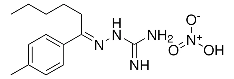 Sigma-Aldrich 1-(4-METHYL-ALPHA-PENTYLBENZYLIDENEAMINO)GUANIDINE NITRATE,AldrichCPR