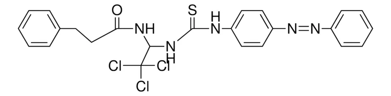 Sigma-Aldrich 3-PH-N-(2,2,2-TRICHLORO-1-(3-(4-PHENYLAZO-PH)-THIOUREIDO)-ETHYL)-PROPIONAMIDE,AldrichCPR