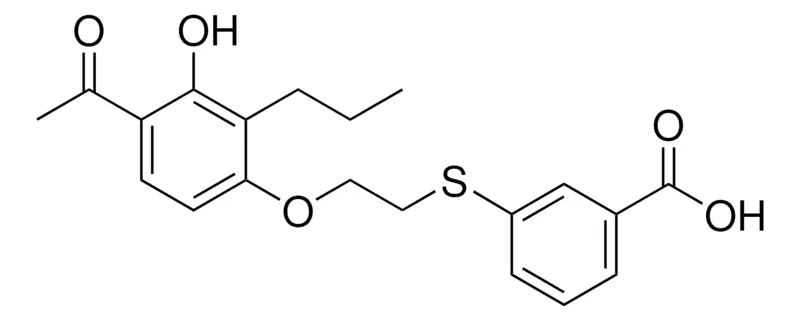 Sigma-Aldrich 3-[[2-(4-ACETYL-3-HYDROXY-2-PROPYLPHENOXY)ETHYL]SULFANYL]BENZOIC ACID，AldrichCPR