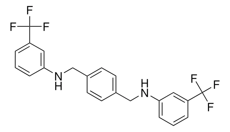 Sigma-Aldrich N,N'-(1,4-PHENYLENEDIMETHYLENE)BIS(3-(TRIFLUOROMETHYL)ANILINE),AldrichCPR
