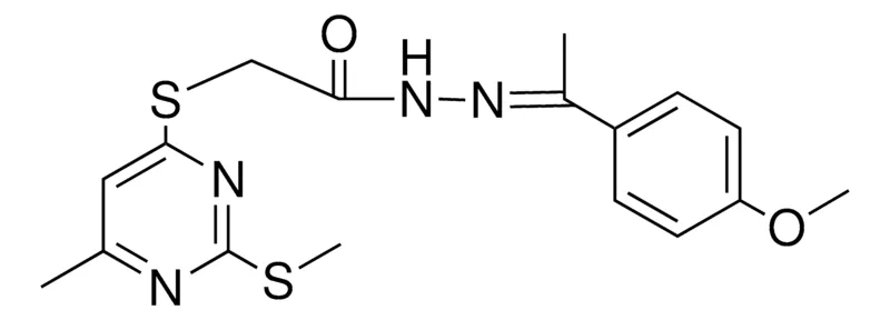 Sigma-Aldrich (ME-ME-SULFANYL-PYRIMIDIN-YLSULFANYL)-ACETIC ACID (MEO-PH)-ETHYLIDENE-HYDRAZIDE,AldrichCPR