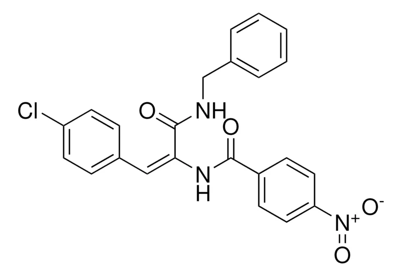 Sigma-Aldrich N-(1-BENZYLCARBAMOYL-2-(4-CHLORO-PHENYL)-VINYL)-4-NITRO-BENZAMIDE,AldrichCPR