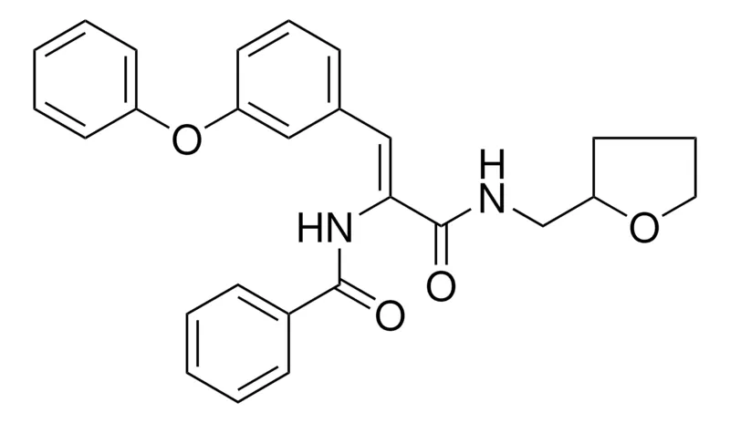 Sigma-Aldrich N-(2-(3-PHENOXY-PH)-1-(((TETRAHYDRO-2-FURANYL-ME)AMINO)CARBONYL)VINYL)BENZAMIDE,AldrichCPR