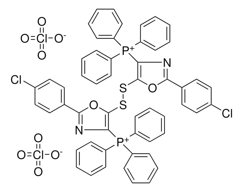 Sigma-Aldrich (2-(4-CHLOROPHENYL)-5-{[2-(4-CHLOROPHENYL)-4-(TRIPHENYLPHOSPHONIO)-1,3-OXAZOL-5-YL]DISULFANYL}-1,3-OXAZOL-4-YL)(TRIPHENYL)PHOSPHONIUM DIPERCHLORATE，AldrichCPR