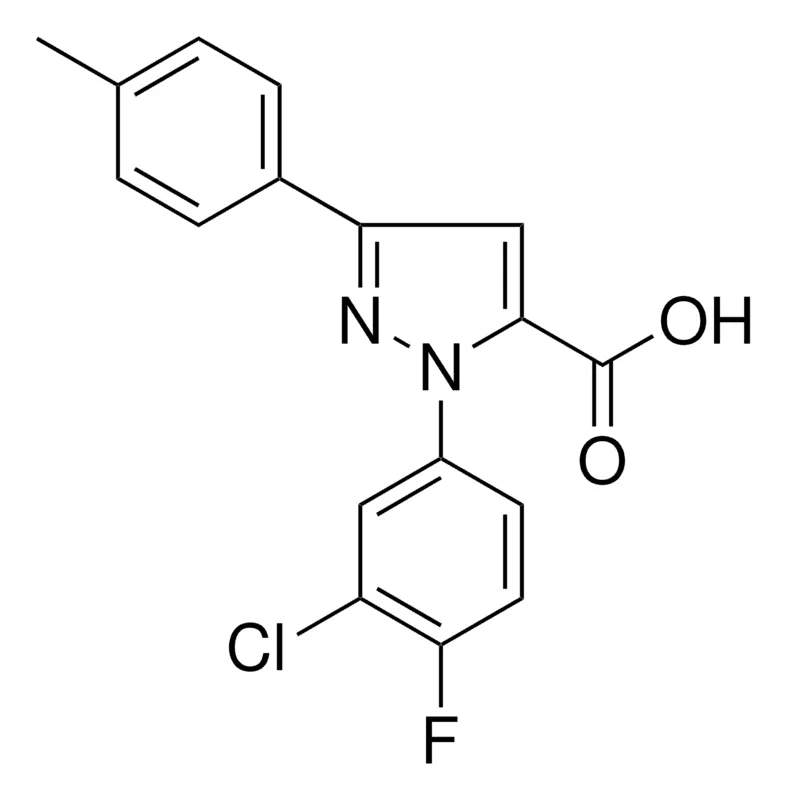 Sigma-Aldrich 1-(3-CHLORO-4-FLUOROPHENYL)-3-(4-METHYLPHENYL)-1H-PYRAZOLE-5-CARBOXYLIC ACID,AldrichCPR