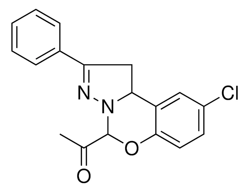 Sigma-Aldrich 1-(8-CL-2-PH-1,9B-2H-5-OXA-3,3A-DIAZA-CYCLOPENTA(A)NAPHTHALEN-4-YL)-ETHANONE,AldrichCPR