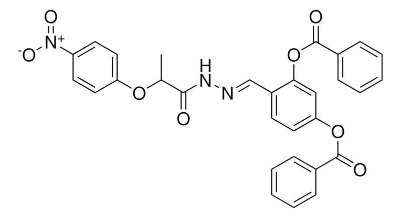Sigma-Aldrich 5-(BENZOYLOXY)-2-(2-(2-(4-NITROPHENOXY)PROPANOYL)CARBOHYDRAZONOYL)PH BENZOATE，AldrichCPR