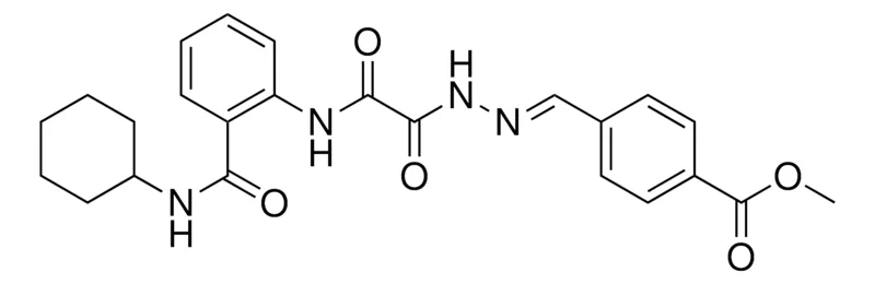 Sigma-Aldrich ME 4-(2-((2-((CYCLOHEXYLAMINO)CARBONYL)ANILINO)(OXO)AC)CARBOHYDRAZONOYL)BENZOATE，AldrichCPR