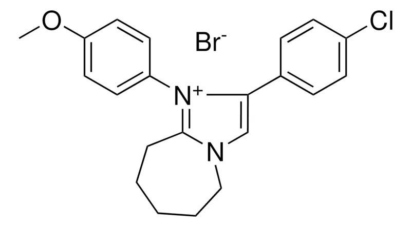 Sigma-Aldrich 2-(4-CL-PH)-1-(4-MEO-PH)6,7,8,9-TETRAHYDRO-5H-IMIDAZO(1,2-A)AZEPIN-1-IUM BROMIDE,AldrichCPR