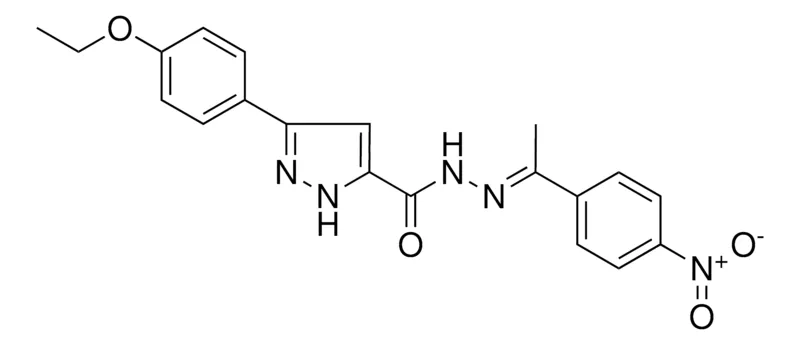 Sigma-Aldrich 5-(4-ETO-PH)-2H-PYRAZOLE-3-CARBOXYLIC ACID (1-(4-NITRO-PH)-ETHYLIDENE)-HYDRAZIDE,AldrichCPR