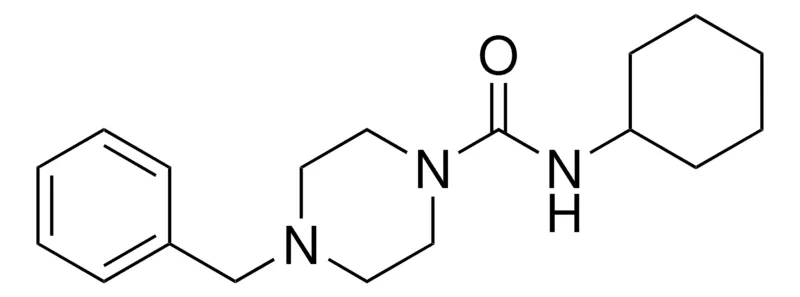 Sigma-Aldrich 4-BENZYL-PIPERAZINE-1-CARBOXYLIC ACID CYCLOHEXYLAMIDE,AldrichCPR
