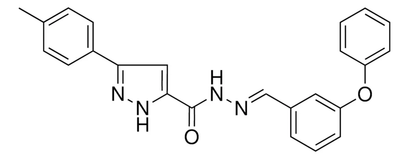 Sigma-Aldrich 5-P-TOLYL-2H-PYRAZOLE-3-CARBOXYLIC ACID (3-PHENOXY-BENZYLIDENE)-HYDRAZIDE,AldrichCPR