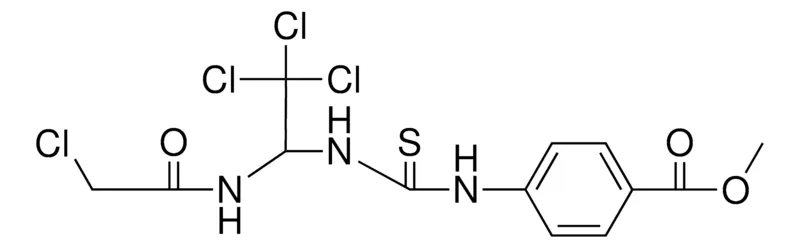 Sigma-Aldrich 4-(3-(2,2,2-TRICHLORO-1-(2-CL-ACETYLAMINO)-ET)-THIOUREIDO)-BENZOIC ACID ME ESTER,AldrichCPR