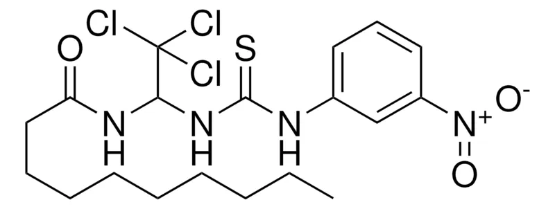 Sigma-Aldrich DECANOIC ACID (2,2,2-TRICHLORO-1-(3-(3-NITRO-PHENYL)-THIOUREIDO)-ETHYL)-AMIDE,AldrichCPR