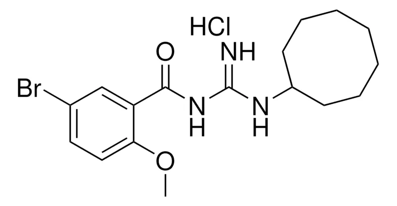 Sigma-Aldrich N-(5-BROMO-2-METHOXY-BENZOYL)-N'-CYCLOOCTYL-GUANIDINE, HYDROCHLORIDE,AldrichCPR