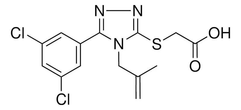 Sigma-Aldrich (5-(3,5-DICHLORO-PH)-4-(2-ME-ALLYL)-4H-(1,2,4)TRIAZOL-3-YLSULFANYL)-ACETIC ACID,AldrichCPR