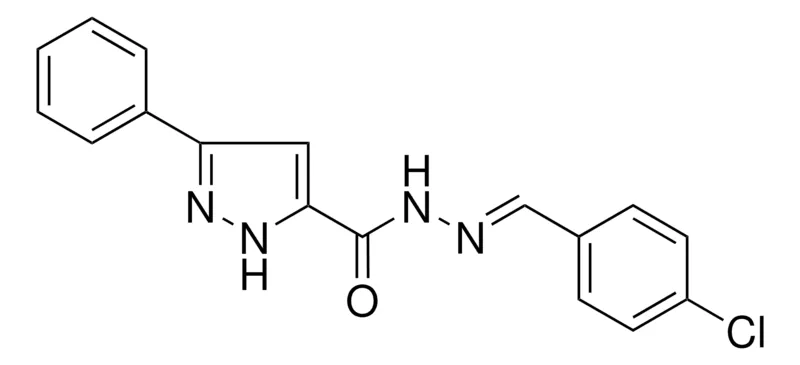 Sigma-Aldrich 5-PHENYL-2H-PYRAZOLE-3-CARBOXYLIC ACID (4-CHLORO-BENZYLIDENE)-HYDRAZIDE,AldrichCPR