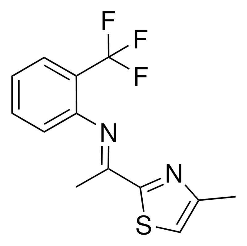 Sigma-Aldrich N-(1-(4-METHYL-1,3-THIAZOL-2-YL)ETHYLIDENE)-2-(TRIFLUOROMETHYL)ANILINE,AldrichCPR